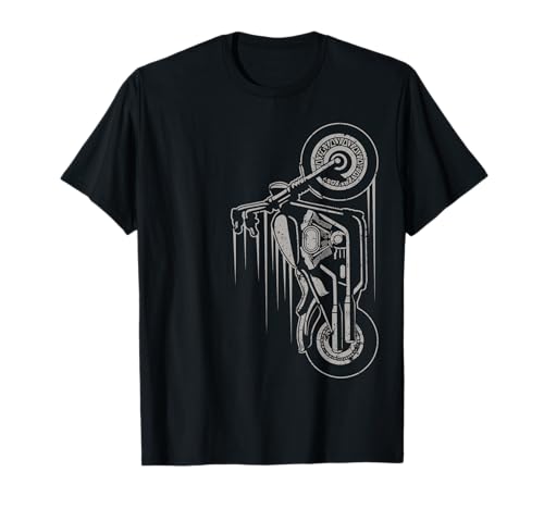 Low Rider Chopper Bike Motorrad Fahrer Biker Herren Ehemann T-Shirt von Funny Motorbike Biker Motorcycle MX Gift Apparel