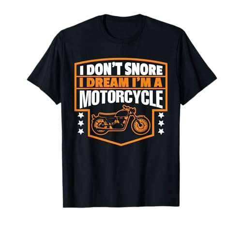 Lustiges Motorrad Zitat Motorrad Biker Männer Schnarchen Ehemann T-Shirt Lustiges Motorrad Zitat Motorrad Biker Männer Schnarchen Ehemann T-Shirt von Funny Motorbike Biker Motorcycle MX Gift Apparel
