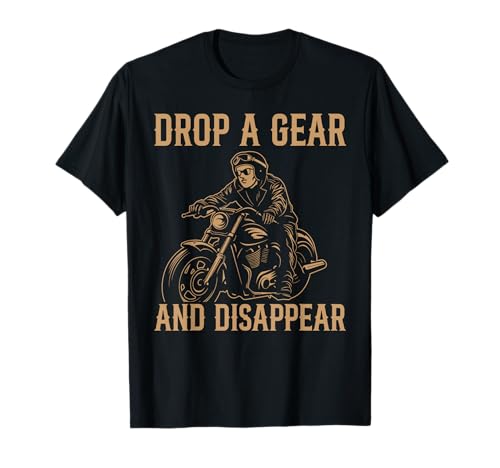 Lustiges Motorrad Zitat Motorrad Fahrer Biker Herren Damen T-Shirt von Funny Motorbike Biker Motorcycle MX Gift Apparel
