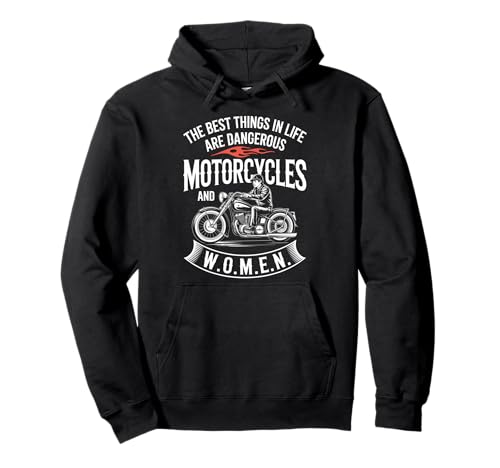 Motorräder und Frauen sind gefährlich lustige Biker Pullover Hoodie Motorräder und Frauen sind gefährlich lustige Biker Pullover Hoodie von Funny Motorcycle Design Apparel