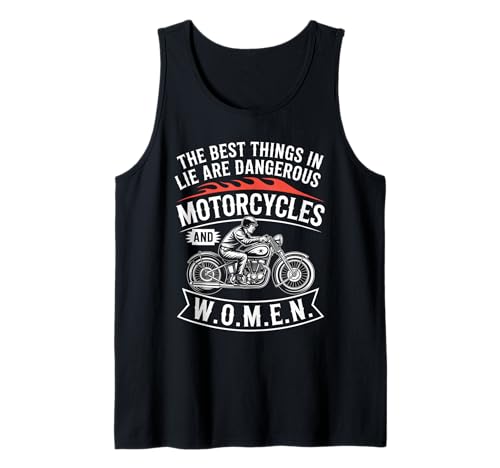 Motorräder und Frauen sind gefährlich lustige Biker Tank Top Motorräder und Frauen sind gefährlich lustige Biker Tank Top von Funny Motorcycle Design Apparel