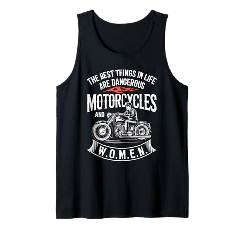 Motorräder und Frauen sind gefährlich lustige Biker Tank Top Motorräder und Frauen sind gefährlich lustige Biker Tank Top von Funny Motorcycle Design Apparel
