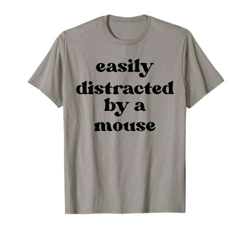 Leicht abgelenkt - Maus Papa Mama Maus T-Shirt Leicht abgelenkt - Maus Papa Mama Maus T-Shirt von Funny Mouse Gift for Men, Women, Dad & Mom