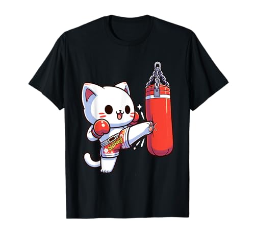 Muay Thai Cat | Thaiboxen für Kinder, Muay Thai & Kickboxen T-Shirt Muay Thai Cat | Thaiboxen für Kinder, Muay Thai & Kickboxen T-Shirt von Funny Muay Thai Lover Gifts & Martial Arts f. Men