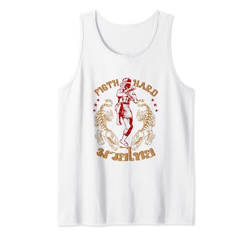 Herren Thai Boxen Kampf Hard Traditional Fighter Muay Thai Tank Top Herren Thai Boxen Kampf Hard Traditional Fighter Muay Thai Tank Top von Funny Muay Thai Shirts For Men Thai Boxing Gifts