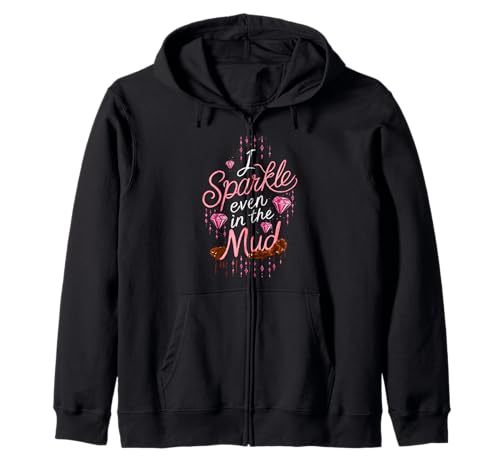 Frau I Sparkle Even in Mud Run Team Princess Girls Mudding Kapuzenjacke Frau I Sparkle Even in Mud Run Team Princess Girls Mudding Kapuzenjacke von Funny Mud Run Mudding Running Mudder Race Kids ATV