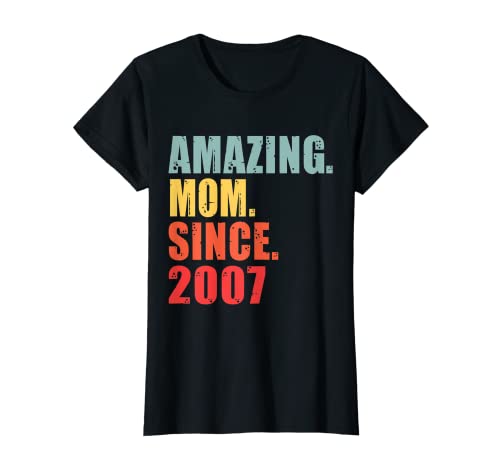 Damen 2007 Tolle Mama Mutter seit 2007 T-Shirt Damen 2007 Tolle Mama Mutter seit 2007 T-Shirt von Funny Mum Sayings