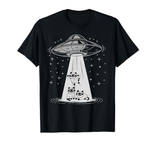 Niedliche Mama Katzen UFO Lustig Halloween Kitty Space Aesthetic T-Shirt Niedliche Mama Katzen UFO Lustig Halloween Kitty Space Aesthetic T-Shirt von Funny Mummy Cats Lover UFO Spaceship Aesthetic