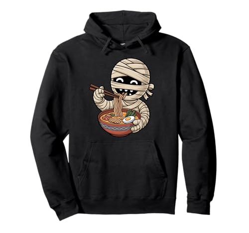 Süße Mama isst Ramen Japanische Kawaii Halloween Nudeln Pullover Hoodie Süße Mama isst Ramen Japanische Kawaii Halloween Nudeln Pullover Hoodie von Funny Mummy Ramen Lover Apparel