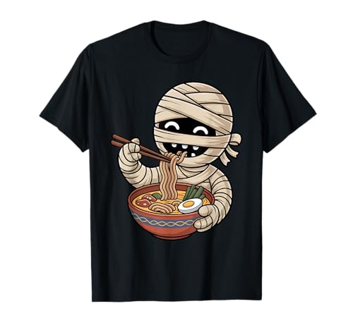 Süße Mama isst Ramen Japanische Kawaii Halloween Nudeln T-Shirt Süße Mama isst Ramen Japanische Kawaii Halloween Nudeln T-Shirt von Funny Mummy Ramen Lover Apparel