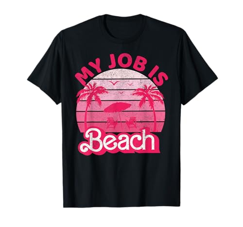 My Job Is Beach Retro Vintage Lustiges Geschenk Strand Jobs Frauen T-Shirt My Job Is Beach Retro Vintage Lustiges Geschenk Strand Jobs Frauen T-Shirt von Funny My Job Is Just Beach Retro Vintage Tees