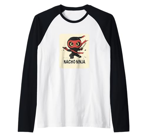Cooles Nacho Ninja Kostüm für Erwachsene und Kinder Raglan Cooles Nacho Ninja Kostüm für Erwachsene und Kinder Raglan von Funny Nacho Outfit