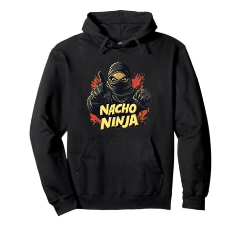 Cooles mexikanisches Nacho-Ninja-Kostüm für Erwachsene und Kinder Pullover Hoodie Cooles mexikanisches Nacho-Ninja-Kostüm für Erwachsene und Kinder Pullover Hoodie von Funny Nacho Outfit