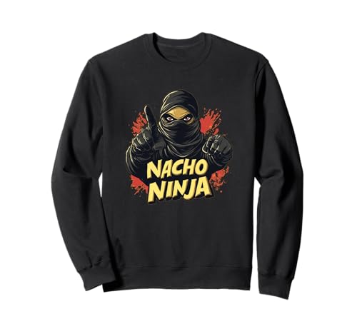 Cooles mexikanisches Nacho-Ninja-Kostüm für Erwachsene und Kinder Sweatshirt Cooles mexikanisches Nacho-Ninja-Kostüm für Erwachsene und Kinder Sweatshirt von Funny Nacho Outfit