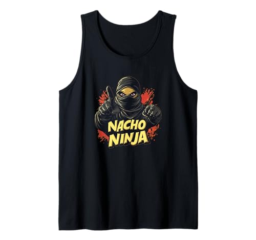 Cooles mexikanisches Nacho-Ninja-Kostüm für Erwachsene und Kinder Tank Top Cooles mexikanisches Nacho-Ninja-Kostüm für Erwachsene und Kinder Tank Top von Funny Nacho Outfit