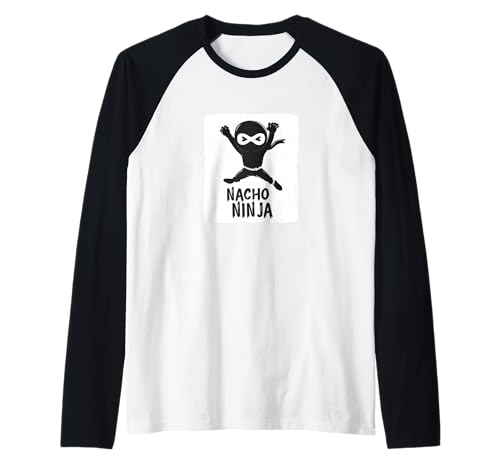 Happy Nacho Ninja Kostüm für Nachos Jungen und Mädchen Raglan Happy Nacho Ninja Kostüm für Nachos Jungen und Mädchen Raglan von Funny Nacho Outfit