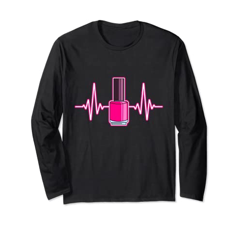 Funny Nail Techniker Nail Polish Manicurist Langarmshirt Funny Nail Techniker Nail Polish Manicurist Langarmshirt von Funny Nail Accessories For Nail Technician Gifts