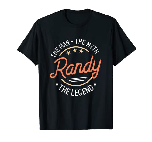 Randy The Man Der Mythos Die Legende T-Shirt Randy The Man Der Mythos Die Legende T-Shirt von Funny Name Gift For Randy