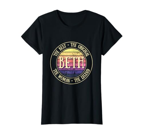 Beth Legend Vintage für Frauen Geschenkidee lustige Namensgeschenke T-Shirt Beth Legend Vintage für Frauen Geschenkidee lustige Namensgeschenke T-Shirt von Funny Name Original Beth