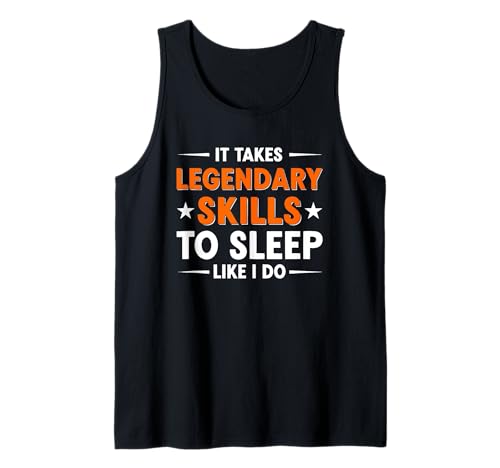 Lustige Schlafshirts für Damen und Herren Tank Top von Funny Nap & Sleep Gifts Apparel