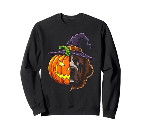 Newfoundland Pumpkin Jack O Lantern Halloween Herren Damen Sweatshirt Newfoundland Pumpkin Jack O Lantern Halloween Herren Damen Sweatshirt von Funny Newfoundland Lover Halloween Pumpkin Outfits