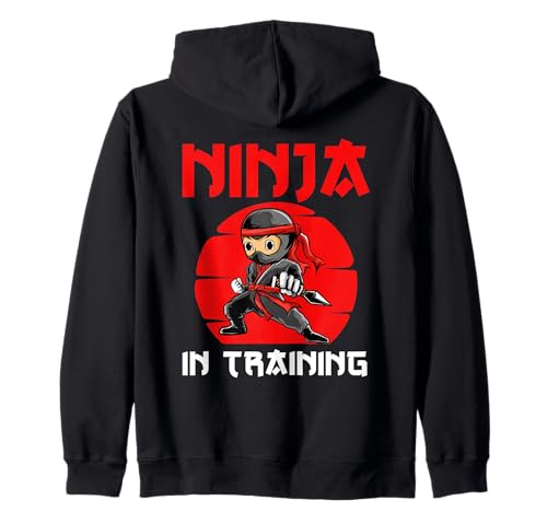 Ninja In Training Kostüm für Kinder Jungen Mädchen Kapuzenjacke Ninja In Training Kostüm für Kinder Jungen Mädchen Kapuzenjacke von Funny Ninja Birthday Designs