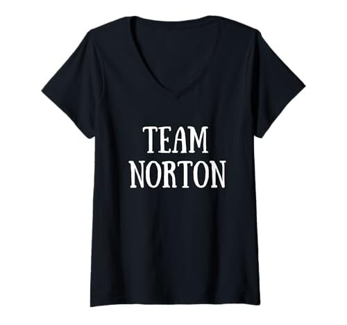 Damen Team Norton Family Name Norton Last Name T-Shirt mit V-Ausschnitt Damen Team Norton Family Name Norton Last Name T-Shirt mit V-Ausschnitt von Funny Norton Family Team Norton Gift Ideas