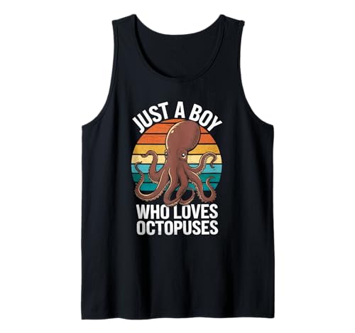 Herren Nur EIN Junge, der Tintenfische liebt Meerestiere Octopus Lover Tank Top Herren Nur EIN Junge, der Tintenfische liebt Meerestiere Octopus Lover Tank Top von Funny Octopus Lover Apparel for Men Women