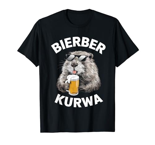 Bierber Kurwa Biber Kurwa Bóbr Delicious Herren Oktoberfest T-Shirt Bierber Kurwa Biber Kurwa Bóbr Delicious Herren Oktoberfest T-Shirt von Funny Oktoberfest Costume