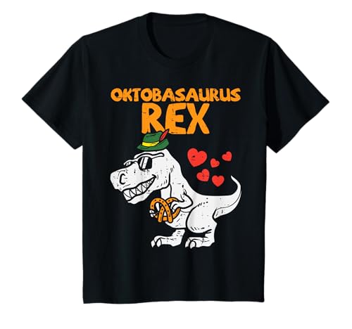 Oktobasaurus T-Rex Brezel Jungen Oktoberfest Kleinkind Kinder T-Shirt Oktobasaurus T-Rex Brezel Jungen Oktoberfest Kleinkind Kinder T-Shirt von Funny Oktoberfest Shirts Women Men Kids Gifts