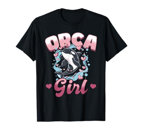 Lustiges Orca-Tier-Orca-Mädchen T-Shirt Lustiges Orca-Tier-Orca-Mädchen T-Shirt von Funny Orca Lover Graphics Co.