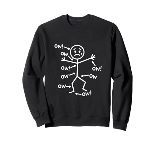 Lustiger Ow Charakter für Männer Frauen Sweatshirt Lustiger Ow Charakter für Männer Frauen Sweatshirt von Funny Ow Ow Ow Ow Ow Character Pain Apparel