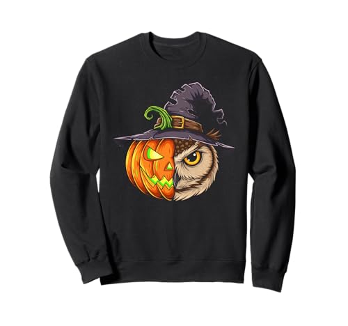 Jack O Laterne Eule Kürbis Halloween Kinder Herren Damen Sweatshirt Jack O Laterne Eule Kürbis Halloween Kinder Herren Damen Sweatshirt von Funny Owl Lovers Halloween Pumpkin Outfits