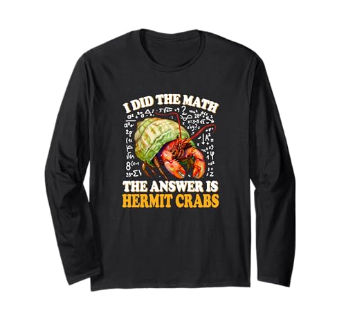 Kids Boys Girls I Did The Math Answer Pet Hermit Crab Lover Langarmshirt Kids Boys Girls I Did The Math Answer Pet Hermit Crab Lover Langarmshirt von Funny Owner Hermies Gifts Tee Shirts & Hoodies