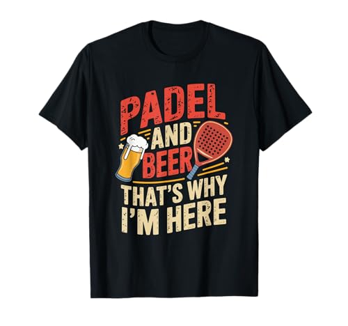 Padel Bier für Männer Lustige Geschenkidee Padelist T-Shirt Padel Bier für Männer Lustige Geschenkidee Padelist T-Shirt von Funny Padel Beer