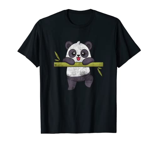 Herren und Damen, niedlicher Panda, Bambus, Zootiere, cooler Panda-Liebhaber T-Shirt Herren und Damen, niedlicher Panda, Bambus, Zootiere, cooler Panda-Liebhaber T-Shirt von Funny Panda Design Pandas Gifts and Apparel