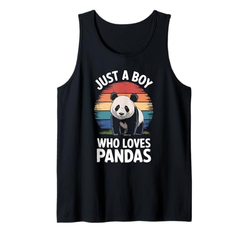 Herren Nur EIN Junge, der Pandas liebt Animal Lover Kids Pandas Tank Top Herren Nur EIN Junge, der Pandas liebt Animal Lover Kids Pandas Tank Top von Funny Panda Lover Clothing