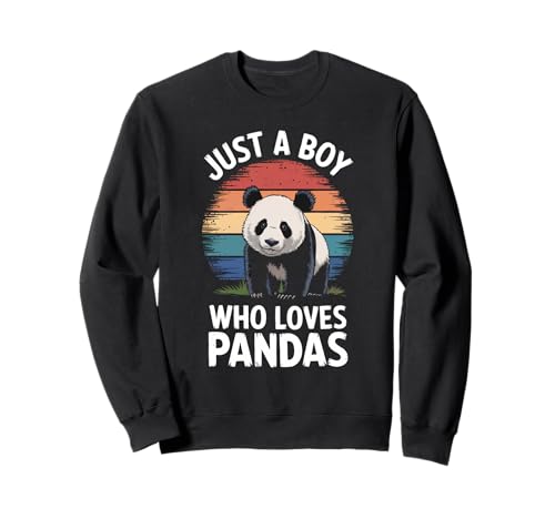Nur EIN Junge, der Pandas liebt Animal Lover Kids Pandas Sweatshirt Nur EIN Junge, der Pandas liebt Animal Lover Kids Pandas Sweatshirt von Funny Panda Lover Clothing