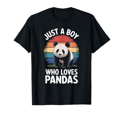 Nur EIN Junge, der Pandas liebt Animal Lover Kids Pandas T-Shirt Nur EIN Junge, der Pandas liebt Animal Lover Kids Pandas T-Shirt von Funny Panda Lover Clothing