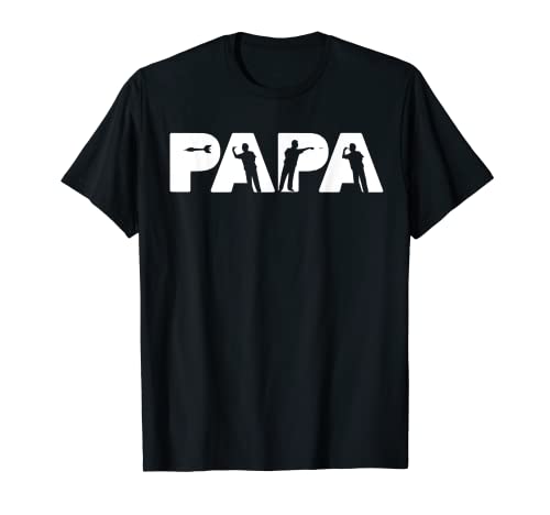 Herren Dart Papa Witzig Papa Dart Vatertag T-Shirt Herren Dart Papa Witzig Papa Dart Vatertag T-Shirt von Funny Papa Dart Papa Tee