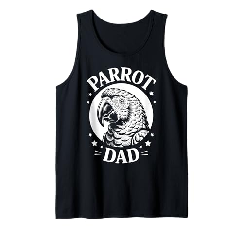 Herren Papagei Papa Lustiger Papagei Tank Top Herren Papagei Papa Lustiger Papagei Tank Top von Funny Parrot Cool Parrots Dad Designs