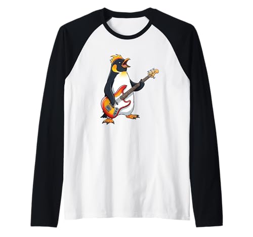 Pinguin spielt Gitarre Rock für Jungen Männer Frauen Kinder Raglan Pinguin spielt Gitarre Rock für Jungen Männer Frauen Kinder Raglan von Funny Penguin Guitar Lover Graphic Tees