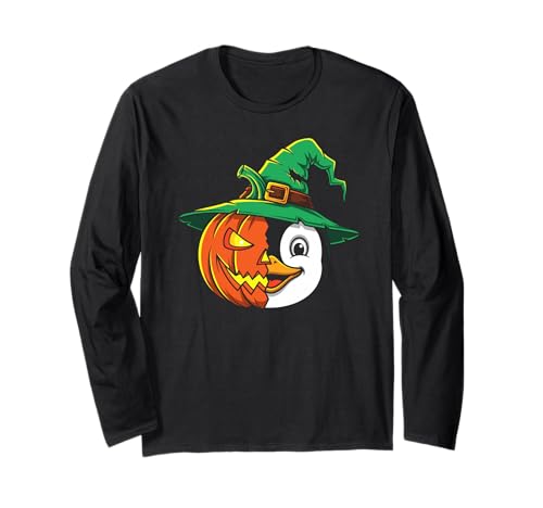Pinguin Kürbis Jack O Laterne Halloween Kinder Herren Damen Langarmshirt Pinguin Kürbis Jack O Laterne Halloween Kinder Herren Damen Langarmshirt von Funny Penguin Lovers Halloween Pumpkin Outfits