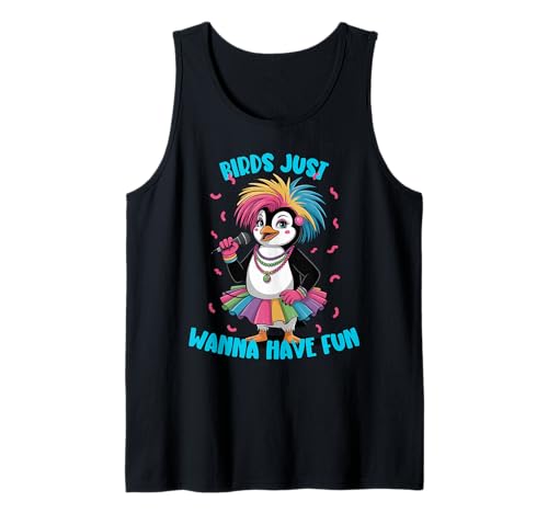 Lustiges Pinguin-Zeug für Männer Frauen Kinder Vögel wollen einfach Spaß haben Tank Top von Funny Penguin Stuff Kids Birds Just Wanna Have Fun