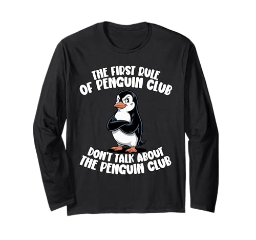 Lustiger Pinguin-Sach, Herren, Damen, Kinder, Pinguin-Club Langarmshirt Lustiger Pinguin-Sach, Herren, Damen, Kinder, Pinguin-Club Langarmshirt von Funny Penguin Stuff Kids Penguin Club