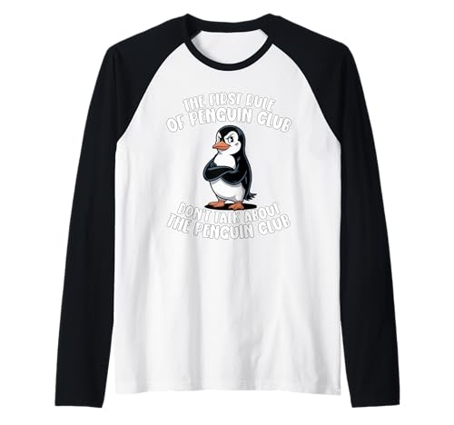Lustiger Pinguin-Sach, Herren, Damen, Kinder, Pinguin-Club Raglan Lustiger Pinguin-Sach, Herren, Damen, Kinder, Pinguin-Club Raglan von Funny Penguin Stuff Kids Penguin Club