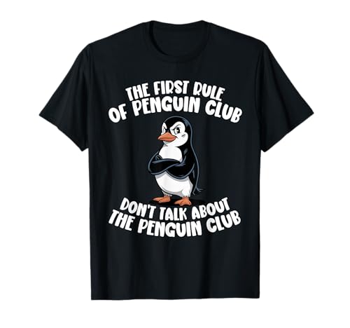 Lustiger Pinguin-Sach, Herren, Damen, Kinder, Pinguin-Club T-Shirt Lustiger Pinguin-Sach, Herren, Damen, Kinder, Pinguin-Club T-Shirt von Funny Penguin Stuff Kids Penguin Club