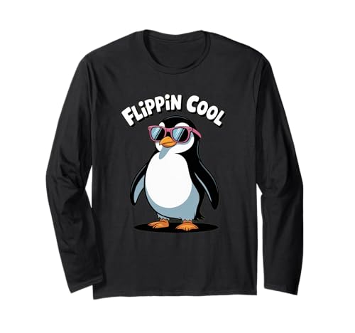 Lustiges Pinguin-Zeug für Männer Frauen Kinder Flipping Cool Langarmshirt Lustiges Pinguin-Zeug für Männer Frauen Kinder Flipping Cool Langarmshirt von Funny Penguin Stuff Men Women Kids Flipping Cool