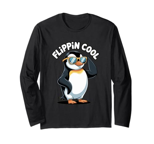Lustiges Pinguin-Zeug für Männer Frauen Kinder Flipping Cool Langarmshirt Lustiges Pinguin-Zeug für Männer Frauen Kinder Flipping Cool Langarmshirt von Funny Penguin Stuff Men Women Kids Flipping Cool
