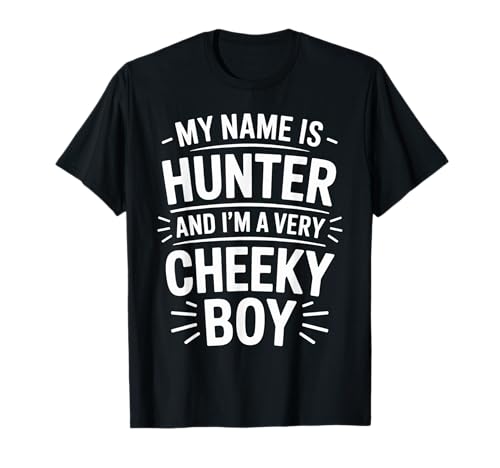 Hunter Lustiger Witz Humor Männer Bruder Onkel Sohn Freund Junge T-Shirt Hunter Lustiger Witz Humor Männer Bruder Onkel Sohn Freund Junge T-Shirt von Funny Personalised Merch For Cheeky Men Boys